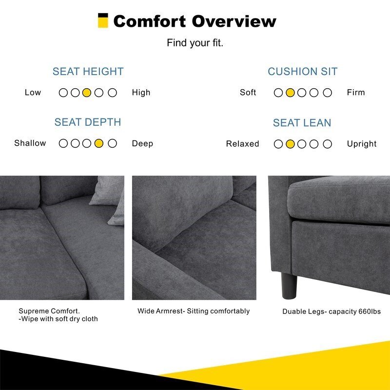 Wide Square Arm Sofa design
