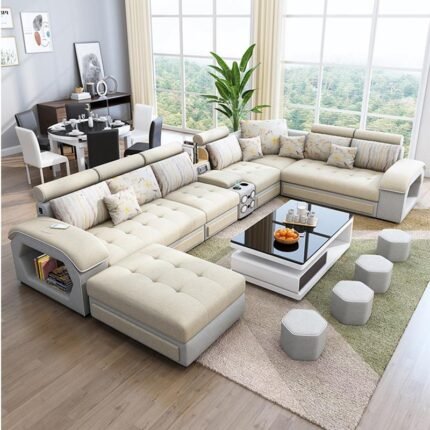 Living Room L Shape Sofa
