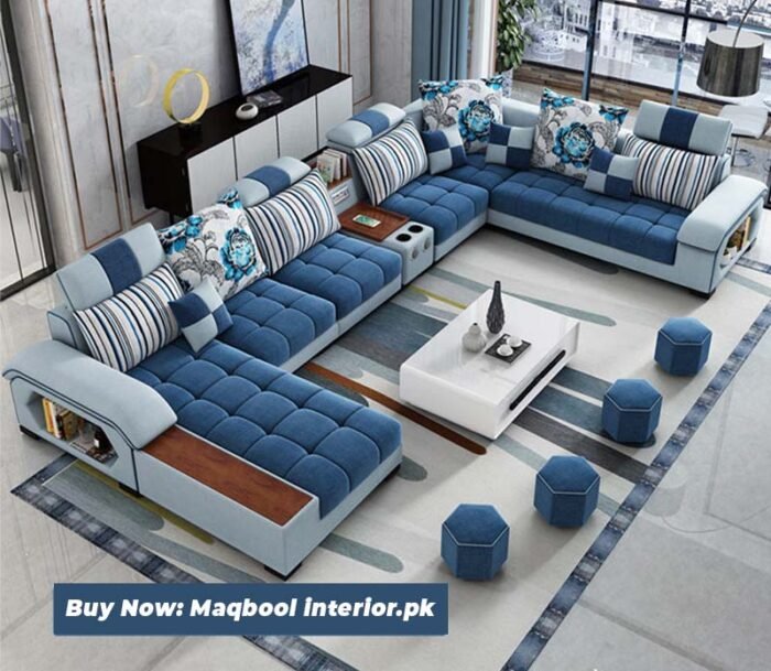 Modern L-Shape Living Room Sofa - Image 3