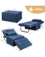 OTTOMAN Sofa Cum Bed 5 in 1 Multi Function Sofa Bed - Image 4