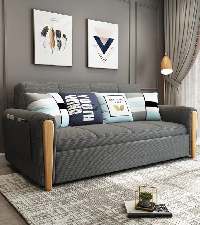 3 Step Folding Sofa Cum bed | Iron Frame folding Sofa Bed - Image 3