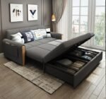3 Step Folding Sofa Cum bed | Iron Frame folding Sofa Bed