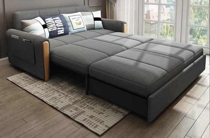 3 Step Folding Sofa Cum bed | Iron Frame folding Sofa Bed - Image 2