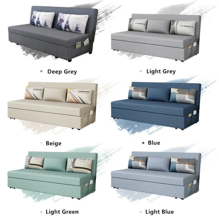 3 step Folding sofa cum bed without arm and without stoarge - Image 3