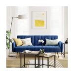 Royal Blue Sofa cum bed - Image 2