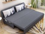 3 step Folding sofa cum bed without arm and without stoarge