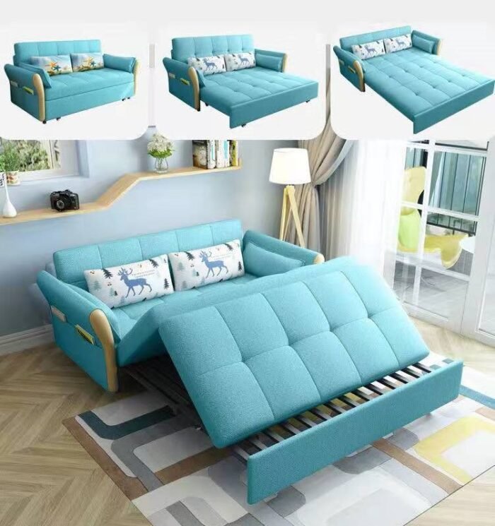 Sofa Cum Bed Multifunctional Foldable Bed 3 step sofa - Image 2