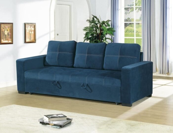 Foldable Sofa Cum Bed Fix back sofa bed - Image 2