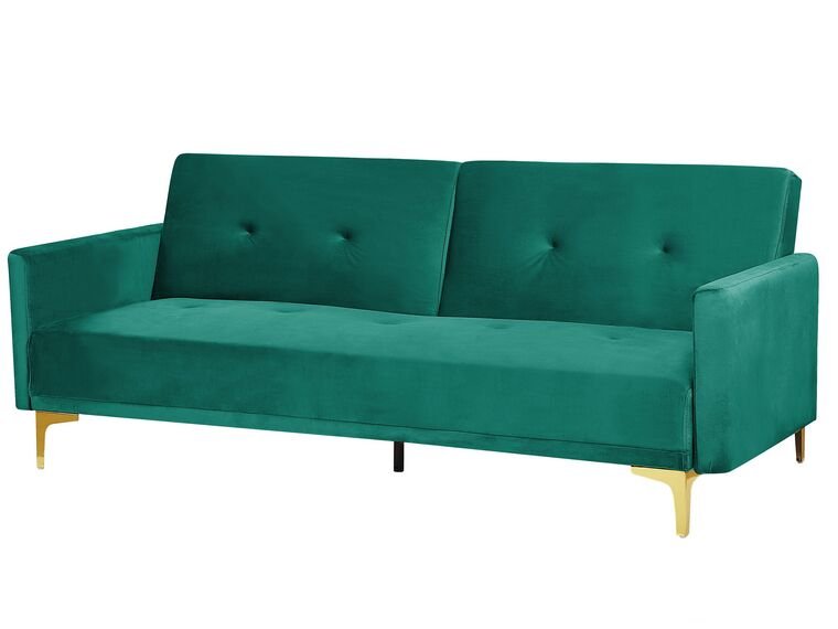 Sofa Cum Bed With Gold Metallic Legs Maqbool Interior