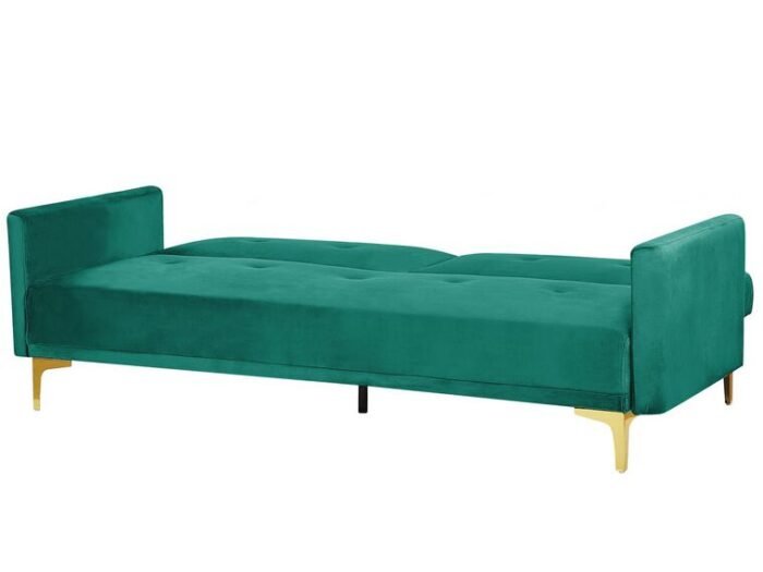 Sofa Cum Bed with Gold Metallic Legs - Image 2