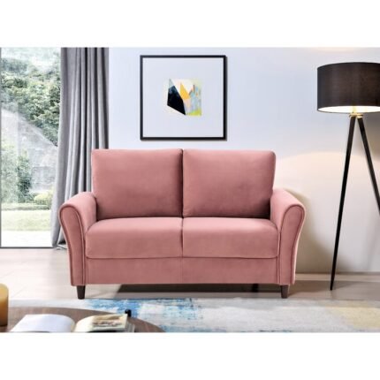 Flared Arm Loveseat