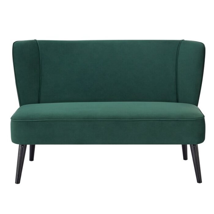 Phineas Velvet Armless Loveseat - Image 2