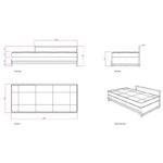 Daybed Sofa Cum Bed with SS Frame - Image 4