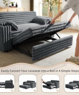sofabed design with multifunction option